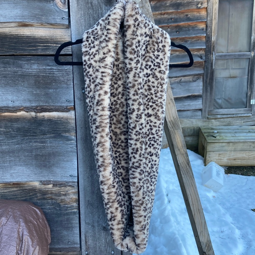 Loft Leopard Chunky Scarf